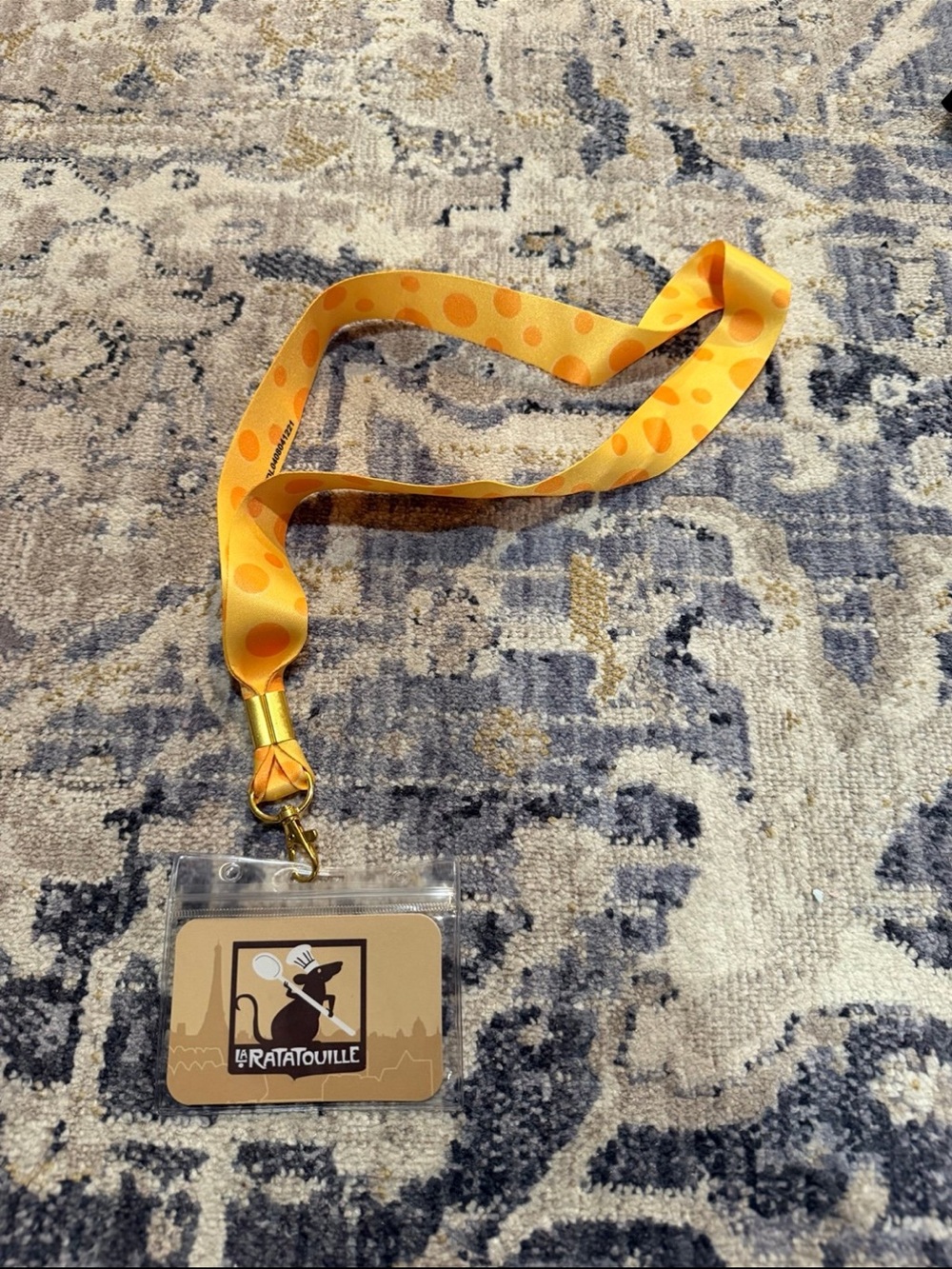 Loungefly ratatouille Polka Dot Lanyard Badge Holder